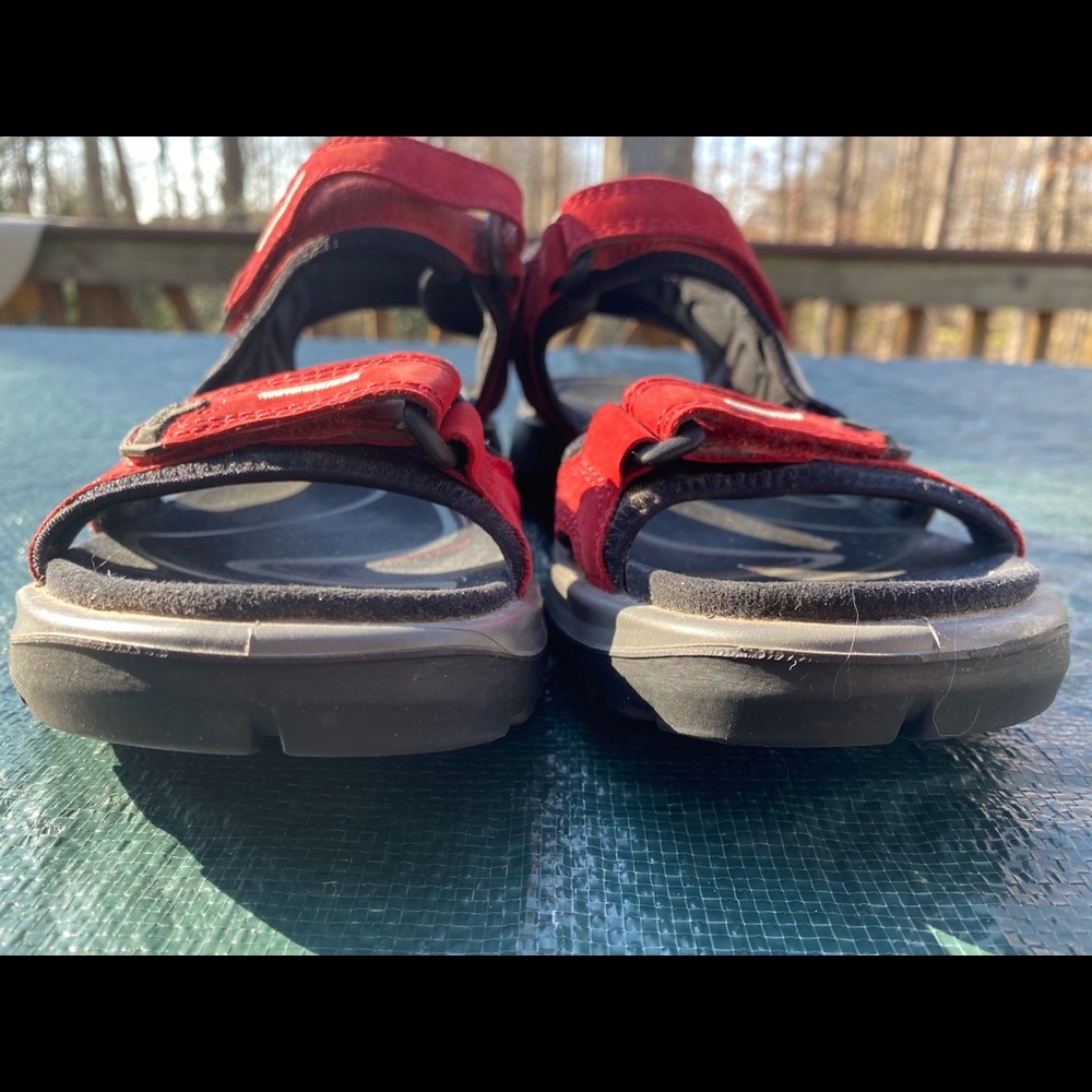 Red Ecco Sandals